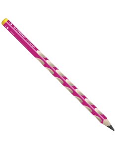 Stabilo Easygraph Crayon de Grafito - Mina HB de 3.15mm - Design Ergonomique - Usage Zurdo - Couleur Rose