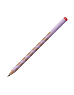 Stabilo Easygraph Pastel Crayon de Grafito - Mina HB de 3.15mm - Design Ergonomique - Usage Diestro - Couleur Lila Pastel