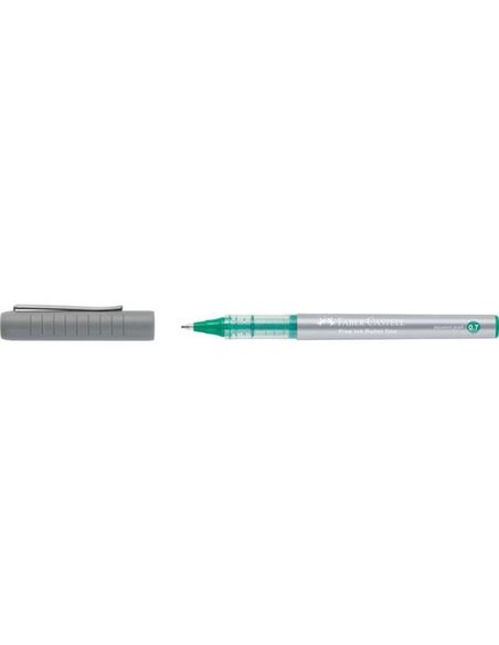 Faber-Castell Roller Free Ink Stylo à bille de Encre Liquida - Pointe Conica 0,7mm - Ancho de Linea Fino - Clip de Metal - Coule