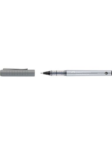 Faber-Castell Roller Free Ink Stylo à bille de Encre Liquida - Pointe Conica 0,7mm - Ancho de Linea Fino - Clip de Metal - Coule