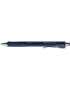 Faber-Castell Beyond Ball Stylo à bille Retractil - Pointe 1mm - Trait de 0.5mm - Grip de Agarre - Encre Bleu - Couleur du Corps