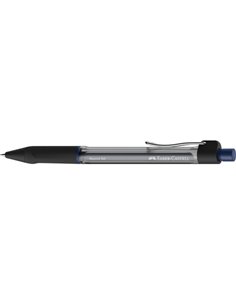 Faber-Castell Beyond Gel Stylo à bille Retractil - Pointe 0.7mm - Trait de 0.4mm - Grip de Agarre - Encre Gel Bleu
