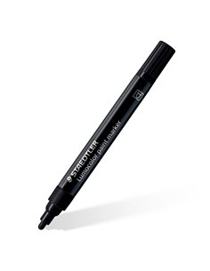 Staedtler Lumocolor 349 Marqueur Acrilico Permanent - Trait 2.4 mm Aprox - Encre Base de Eau - Couleur Noir