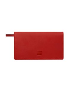 Finocam Ibis Agenda Plana - Annuel 2026 - Format Pl1 - 130x6x6mm - Semaine sur 2 pages en Vertical - Couleur Rouge