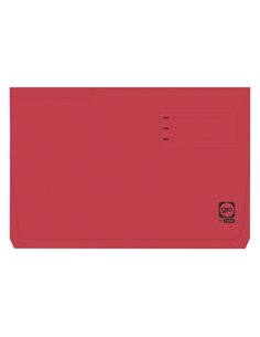 Gio By Elba Subcarpeta Avec Sac et Solapa Folio Rouge - Résistant Cartulina de 320gr - Sac et Solapa Pour Mayor Protection - Tai