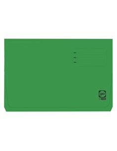 Gio By Elba Subcarpeta Avec Sac et Solapa Folio Vert - Résistant Cartulina de 320gr - Sac et Solapa Pour Mayor Protection - Tail