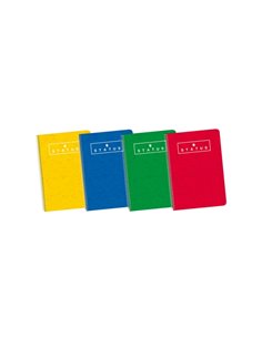 Enri Status Fº Couverture rigide Cahier Spirale 4x4 Avec Margen 80 Feuilles Assorti - Résistant Couverture rigide - Cahier Spira