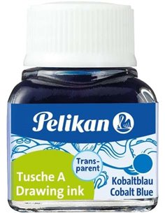 Pelikan Encre China 523 10ml N.8 - 10ml - Idéal Pour Dibujo et Caligrafia - Résistant à l'eau - Couleur Bleu Cobalto