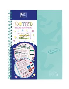 Oxford School Touch Europeanbook Dotbook A4+ - Couvercle Extradura - Dots 5x5 - 80 Feuilles