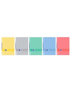 Oxford & You Openflex Write&Erase A4 Carnet Grapada - Couvercle de Plastico Résistant - 1 Linea Avec 2 Margenes - 48 Feuilles de