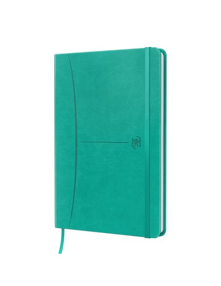 Oxford Signature Cahier Cosido Couvercle Extradura A5 Dots 5x5 104 Feuilles - Cahier de Haute qualité - Couvercle Résistant - Fo