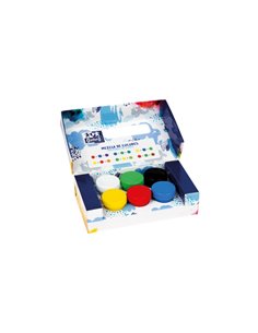Oxford Temperas 20ml - Facile de Mezclar - Idéal Pour Manualidades - 6 Couleurs