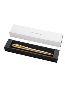 Pelikan Jazz Noble Pluma Estilografica - Pointe M - Corps Satinado Avec Detalles Cromados - Mecanismo de Cartucho Universal - Ét