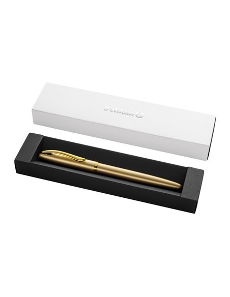 Pelikan Jazz Noble Pluma Estilografica - Pointe M - Corps Satinado Avec Detalles Cromados - Mecanismo de Cartucho Universal - Ét