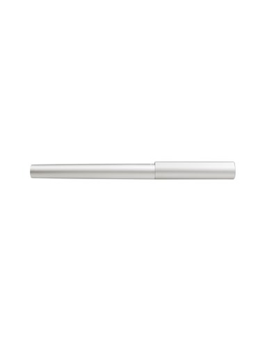 Pelikan Ineo Pluma Estilografica - Pointe M - Boîte Metalica - Aluminium Anodizado Satinado - Forma de Gota Antivuelco - Compren