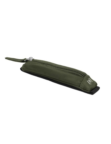 Oxford Executive Étui Compact - Goma Élastique Pour Cuadernos - Fermeture éclair - Nailon Reciclado - 21x4.5x3.5cm - Couleur Caq