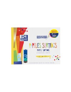 Oxford Bloc de Manualidades - Barra de Pegamento de 20g - 42 Feuilles Surtidas
