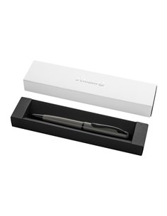 Pelikan Jazz Noble Stylo à bille Retractil - Trait de 1mm - Mecanismo de Giro - Recambio 337M Bleu - Étui de Regalo - Corps Sati