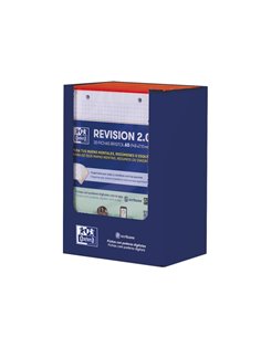 Oxford Présentoir Avec 10 Packs de 30 FlashCards 2.0 - Format A5 - Cuadricula 5x5mm - Cartulina de 250g - Digitalizacion de Text