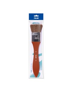 Milan 131 Paletina Scolaire de 35mm - Mango de Bois Corto - Couleur Marron