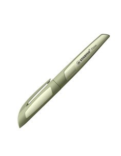 Stabilo Flow Monochrome Pluma Estilografica Rechargeable - Pointe M de Haute qualité - Agarre Ergonomique - Comprend Cartucho Bl