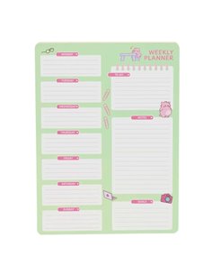 Safta Pembe The Pink Cat Planificador Semanal - 50 Paginas - Gramaje 100g/m2 - 190x255mm - Couleur Menta