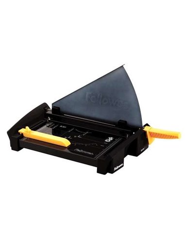 Fellowes Cortadora de Papier Avec Cuchilla en Acier Inoxydable - Capacité de Corte 20 Feuilles - Guias de Corte Avec Formatos Di