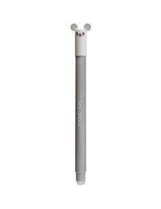 Eberhard Faber Animal Erase It! Stylo à bille Borrable Encre Gel Bleu - Trait 0.7mm - Toucher Soft - Design Souris