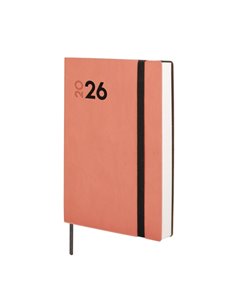 Finocam Dynamic Mara Agenda Profesional en Catalan - Annuel 2026 - Couverture souple - Fermeture Avec Goma Élastique - Format Y4