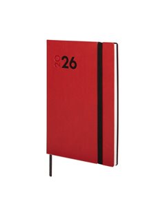 Finocam Dynamic Mara Agenda Profesional en Catalan - Annuel 2026 - Couverture souple - Fermeture Avec Goma Élastique - Format Y4