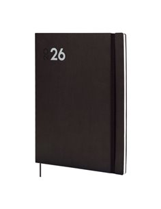 Finocam Dynamic Mara Agenda Profesional - Annuel 2026 - Couverture souple - Fermeture Avec Goma Élastique - Format Y12 - 214x11x