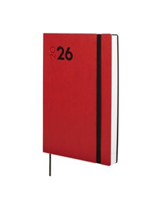 Finocam Dynamic Mara Agenda Profesional - Annuel 2026 - Couverture souple - Fermeture Avec Goma Élastique - Format Y10 - 144x22x