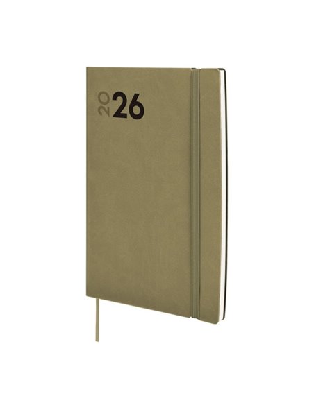 Finocam Dynamic Mara Agenda Profesional - Annuel 2026 - Couverture souple - Fermeture Avec Goma Élastique - Format Y10 - 144x11x