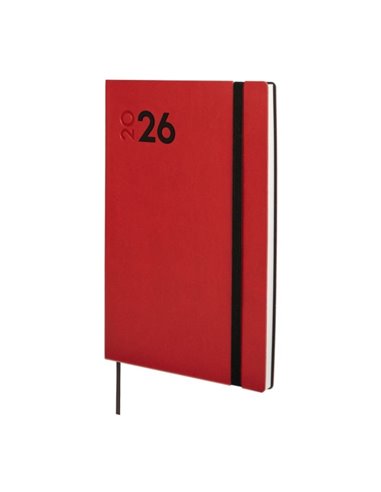 Finocam Dynamic Mara Agenda Profesional - Annuel 2026 - Couverture souple - Fermeture Avec Goma Élastique - Format Y10 - 144x11x