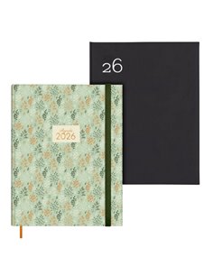 Finocam Pack de 4 Agendas Berlin et Milano Surtidas - Annuel 2026 - Format Y12 - 1 Dia Par Pagina - Couleur Assortis