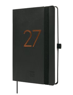 Finocam Capri Agenda de Couverture souple - 16 Meses - Semaine sur 2 pages Horizontal - Format F4 - 118x168mm - Papier de 80g/m2