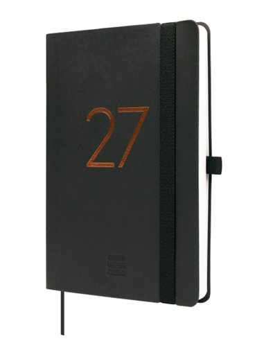 Finocam Capri Agenda de Couverture souple - 16 Meses - Semaine sur 2 pages Horizontal - Format F4 - 118x168mm - Papier de 80g/m2