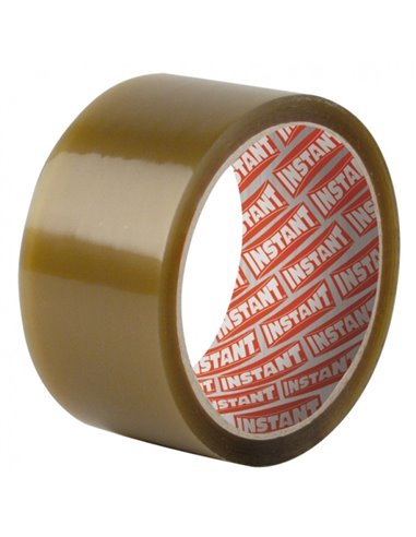 Instant Classic Precinto de Embalar 50mm x 66 Metros - Fabricado en Polipropileno - Transparent