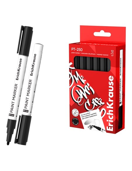Erichkrause PT-250 Marqueur de Pintura - Pointe en Forma de Bala - Trait de 1-2mm - Système de Suministro de Encre de Valvula - 