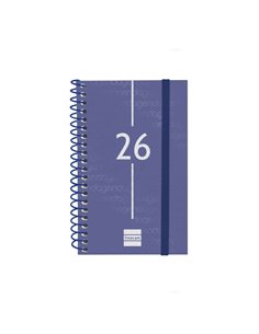 Finocam Year Agenda de Spirale en Catalan - Annuel 2026 - Couvercle Légère - Format E3 - 217x14x297mm - Semaine sur 2 pages Hori