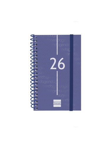 Finocam Year Agenda de Spirale en Catalan - Annuel 2026 - Couvercle Légère - Format E3 - 217x14x297mm - Semaine sur 2 pages Hori