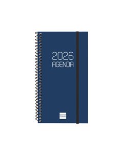 Finocam Opaque Agenda de Spirale en Catalan - Annuel 2026 - Couvercle Légère - Fermeture Avec Goma Élastique - Format E9 - 100x1