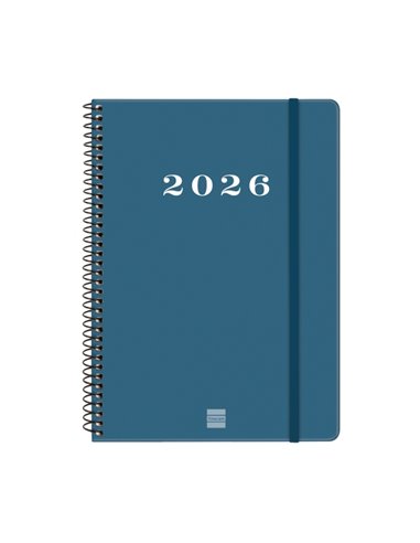 Finocam My Agenda de Spirale en Catalan - Annuel 2026 - Couverture rigide Antirayaduras - Format E10 - 171x9x212mm - Semaine sur