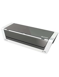 Leitz Plastificadora A3 Ilam Touch 2 Turbo - Sensor Intelligente - Haute vitesse (1500 Mm/Min) - Blanc Brillante / Antracita
