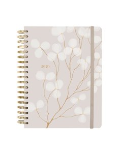 Finocam Optimal Agenda de Spirale Internacional - Annuel 2026 - Planificador - Fermeture de Goma - Format B5 - 176x250mm - 1 Dia
