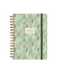 Finocam You Agenda de Spirale en Catalan - Annuel 2026 - Planificador - Fermeture de Goma - Format E10 - 180x30x220mm - 1 Dia Pa