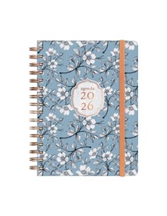 Finocam You Agenda de Spirale en Catalan - Annuel 2026 - Planificador - Fermeture de Goma - Format E10 - 180x30x220mm - 1 Dia Pa