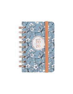 Finocam You Agenda de Spirale en Catalan - Annuel 2026 - Planificador - Fermeture de Goma - Format E3 - 93x19x135mm - Semaine su
