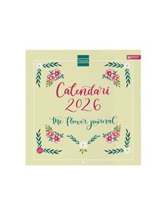 Finocam Calendario de Pared en Catalan - Annuel 2026 - Imagenes Variadas - 300x300mm - Espacio Pour Escribir - Tematica de Flore