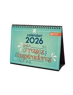 Finocam Calendario de Sobremesa en Catalan - Annuel 2026 - Imagenes Variadas - Espacio Pour Escribir - Tematica de Frases Inspir
